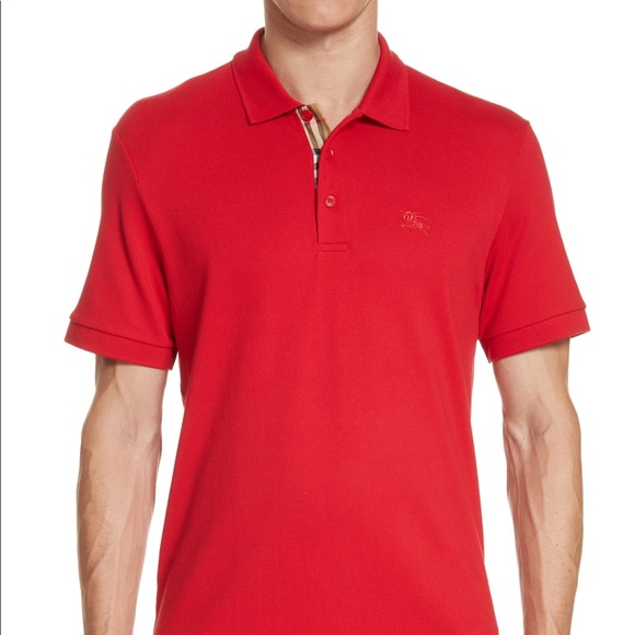 Burberry hartford piqué polo Clearance